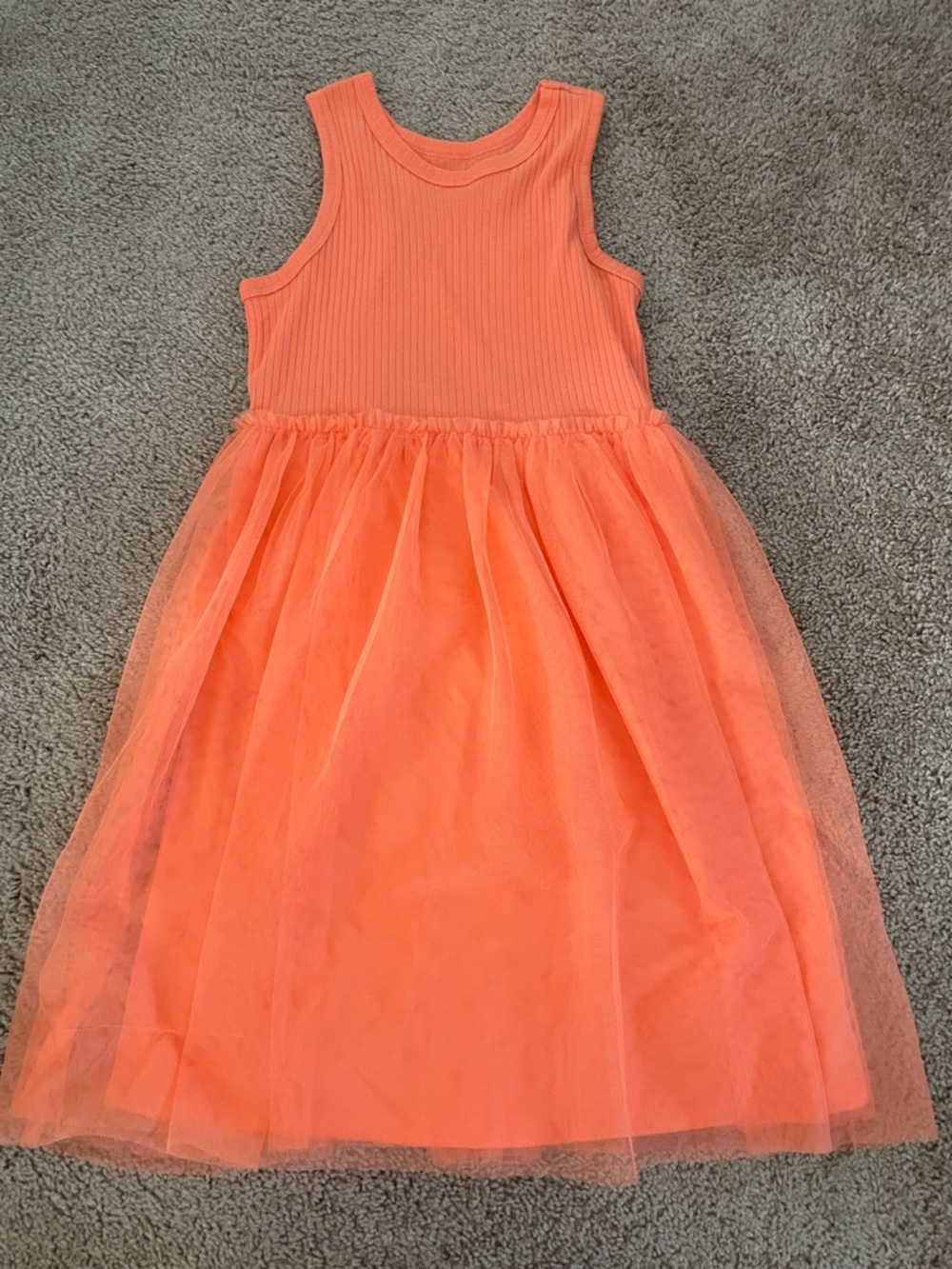 wonder nation Coral Sleeveless Tulle Dress